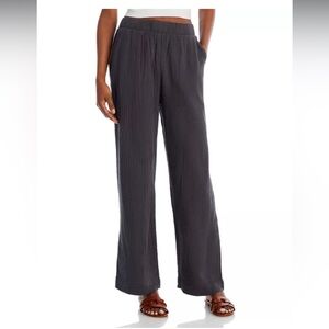 Faherty Organic Cotton Wide Leg Pants